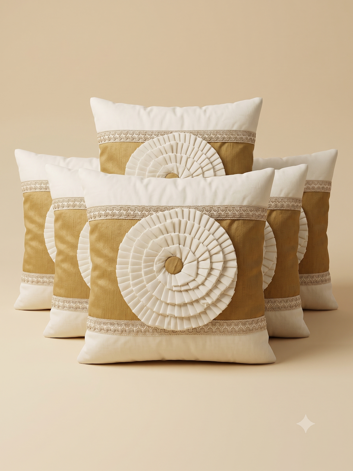Sunflower Love Cushion Cover Light Brown - 5