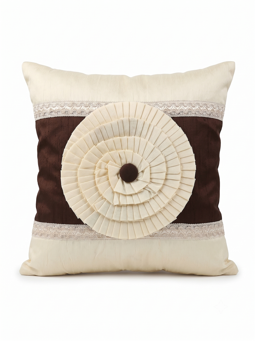 Sunflower Love Cushion Cover Dark Brown - 2