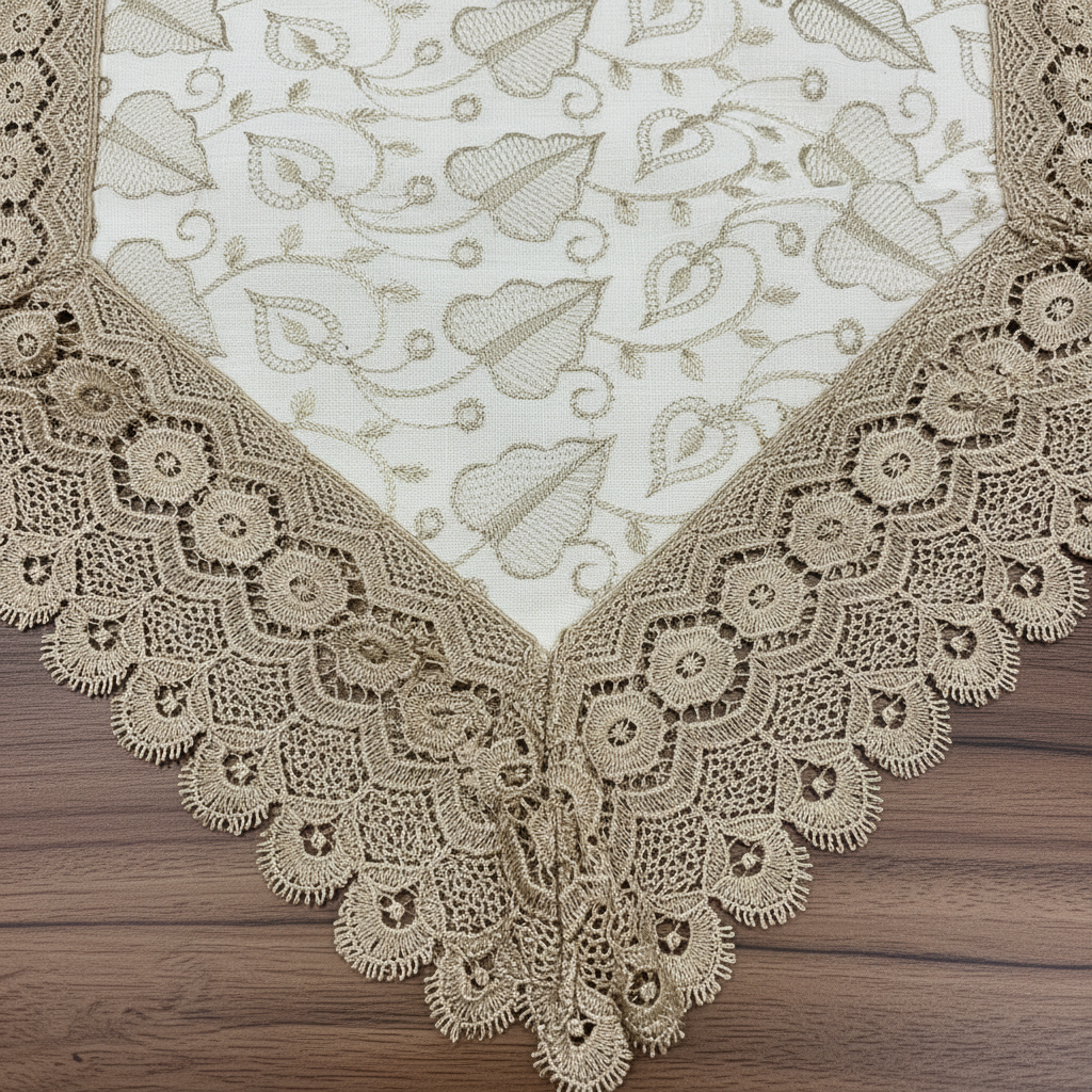 Premium Linen Cotton Dinning Table Runner, 16 × 72 inches