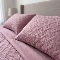 Blissful Purple Pure Cotton  Perfectly Designed To Fit King Size Bedcover