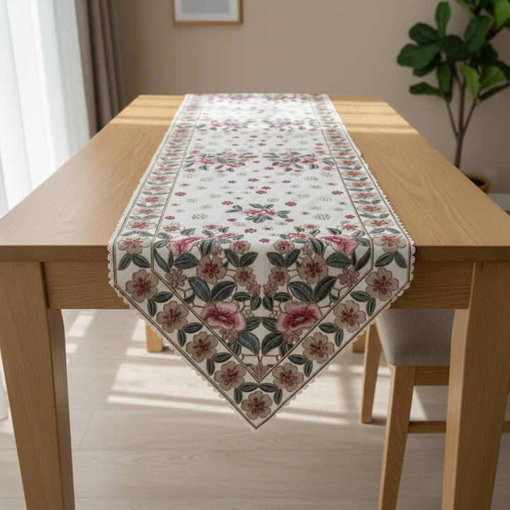 Premium Suede Dining Table Runner, 15 × 70 inches