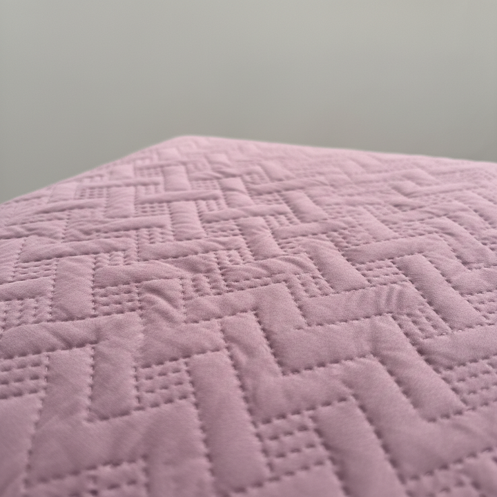 Blissful Purple Pure Cotton  Perfectly Designed To Fit King Size Bedcover