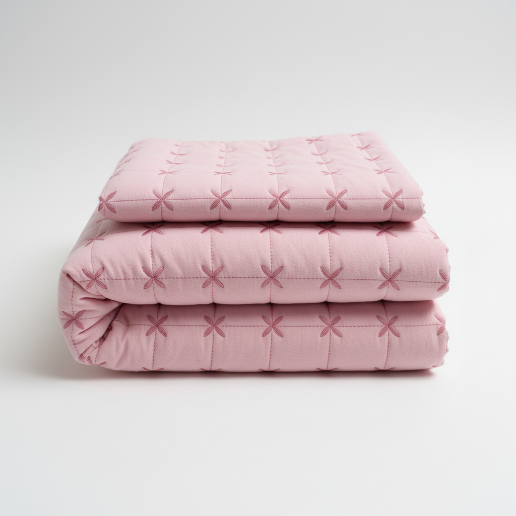 Pink Haven Pure Cotton Perfectly Designed To Fit King Size Bedcover,