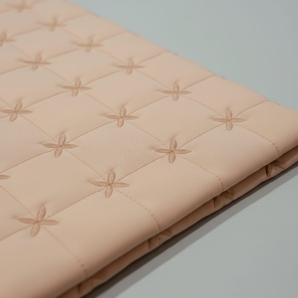Soft Peach Luxury Haven Pure Cotton King Size Bedcover, Pink