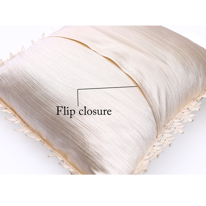 Leafy Love Tissue Lace Decorative Cushions Cover