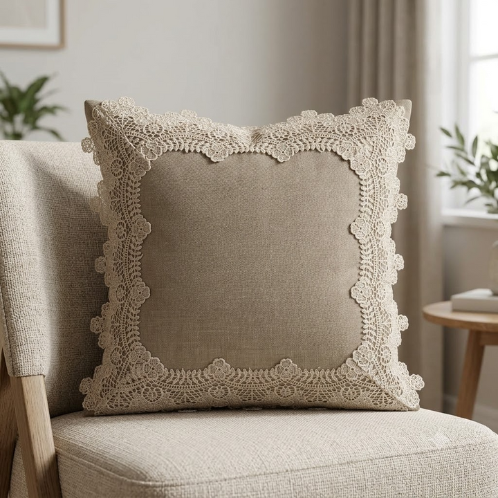 Gulnaz Cushion Covers Mushroom Beige