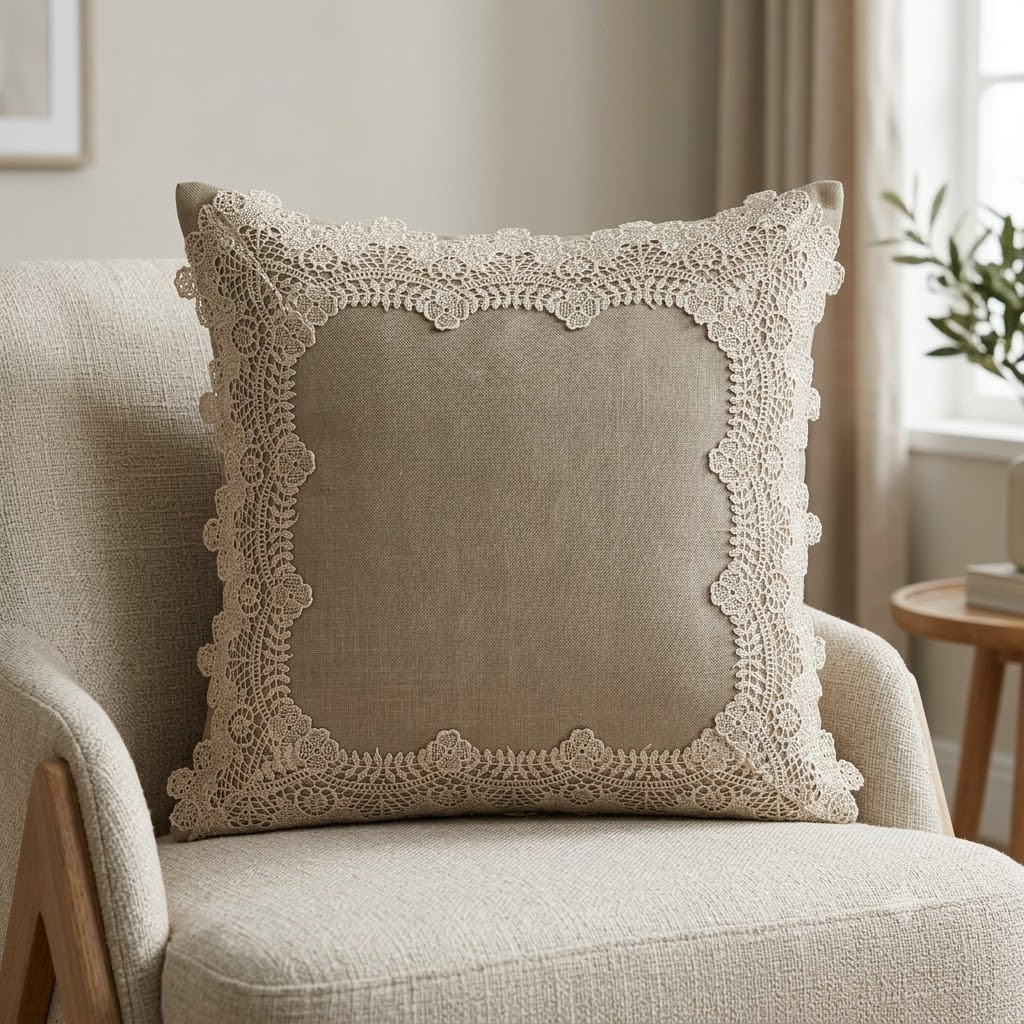 Gulnaz Cushion Covers Mushroom Beige
