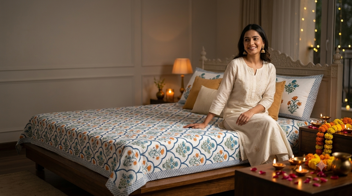 Jaipuri Bedsheets