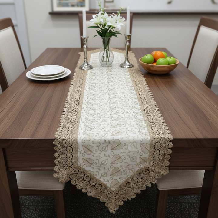 Premium Linen Cotton Dinning Table Runner, 16 × 72 inches
