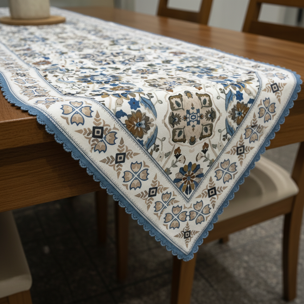 Premium Suede Dining Table Runner, 15 × 70 inches