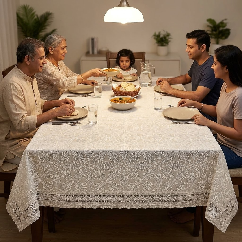 PVC Table Cover Beige