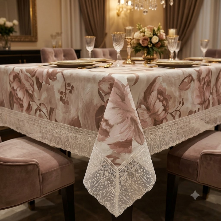Victorian Rose PVC Table Cover