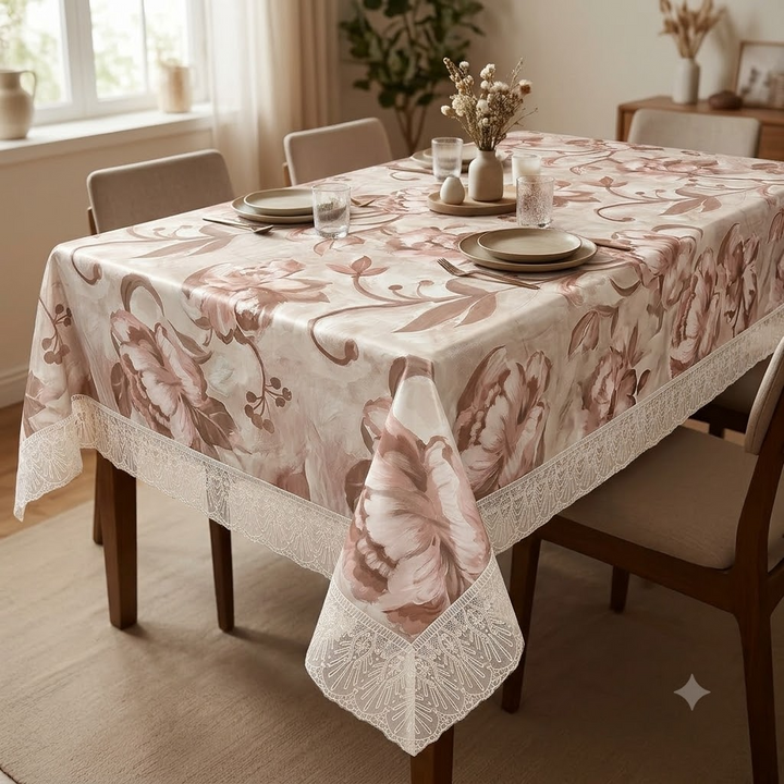 Victorian Rose PVC Table Cover