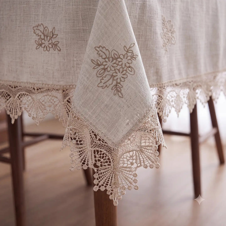 Linen Cotton Turkish Dining Table Cover